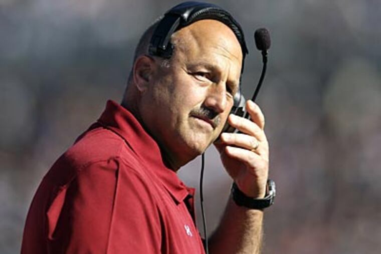 "To Rutgers' credit, they built that program, and they are winning, and they deserve respect," Steve Addazio said. (Michael Dwyer/AP)