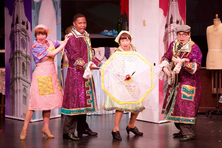 “The Three Maries” featuring (from left) Deirdre Finnegan, Franklin Anthony, Mary Martello and Josh Totora.