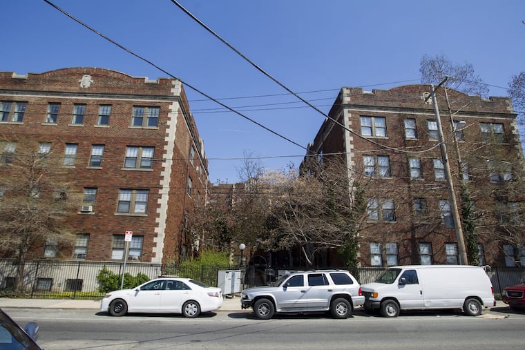 Admiral Court Apartments and the neighboring Dorsett Court Apartments are being sold and tenants were told they needed to be out by April 30. An injunction granted Friday will prevent owners from locking the doors Monday.