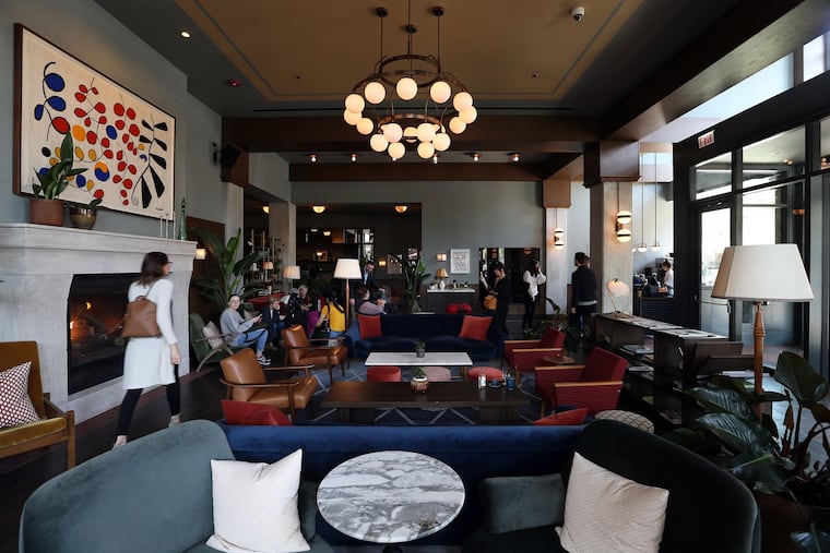 The lobby at the Hoxton hotel in Chicago. Hotel lobbies became social hubs, harking back to the day when hotels were high-society gathering spots. That came to a halt in March, when travel ground to a virtual halt. Now, hotels need to think ahead to when they again will see guests walking through the door.