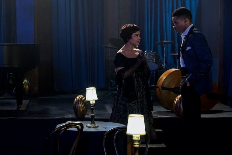 Tessa Thompson as Sylvie Parker and Nnamdi Somugha as Robert Halloway in "Sylvie's Love."