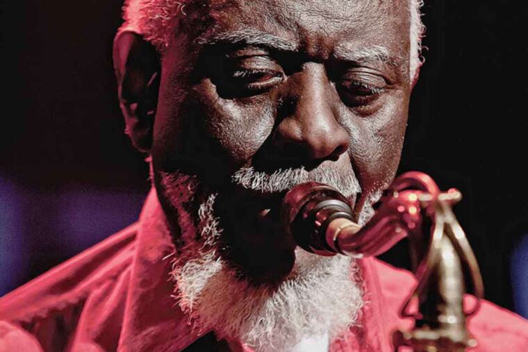 Pharoah Sanders perfoms during the concert in Cinema SC on 7. Vip Jazz Zagreb festival in Zagreb, 13.11.2011.