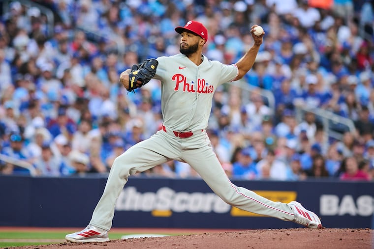 Cristopher Sánchez struck out 10 Blue Jays in seven innings of the Phillies' 5-2 road win on Monday.