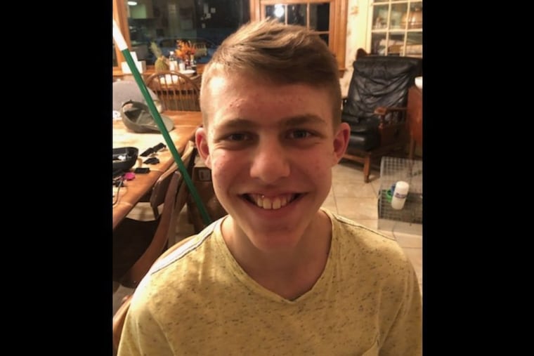 Kadin Kent Willauer, 13, of Milford Township, Bucks County, was last seen leaving his home about 3:30 a.m. Sunday, while driving his family's 2016 white Chrysler Town & Country minivan. The vehicle was seen about 9:30 a.m. that day on I-95 South in Virginia.