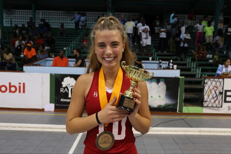 Germantown Academy field hockey star Sammy Popper won the top Junior Player award at the Indoor Pan American Cup in Georgetown, Guyana.