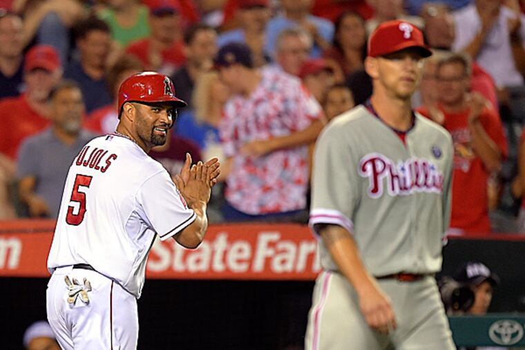 Phillies starting pitcher A.J. Burnett. (Mark J. Terrill/AP)