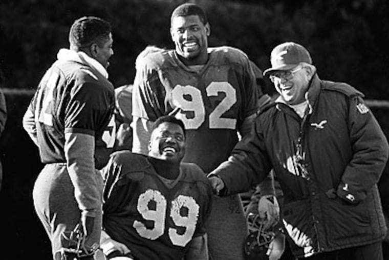 The Eagles' 1991 defense was the last great one with the group that Buddy Ryan had assembled. (File photo)