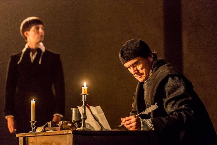 On Broadway at the Winter Garden Theatre, Ben Miles stars as Thomas Cromwell, Henry VIII's right-hand man, in Royal Shakespeare Company's two-part "Wolf Hall," based on two Hilary Mantel novels.