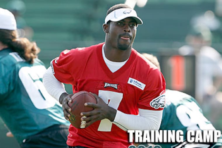 The Eagles admit now that they threw too many changes at Vick early last season. (Yong Kim/Staff Photographer)