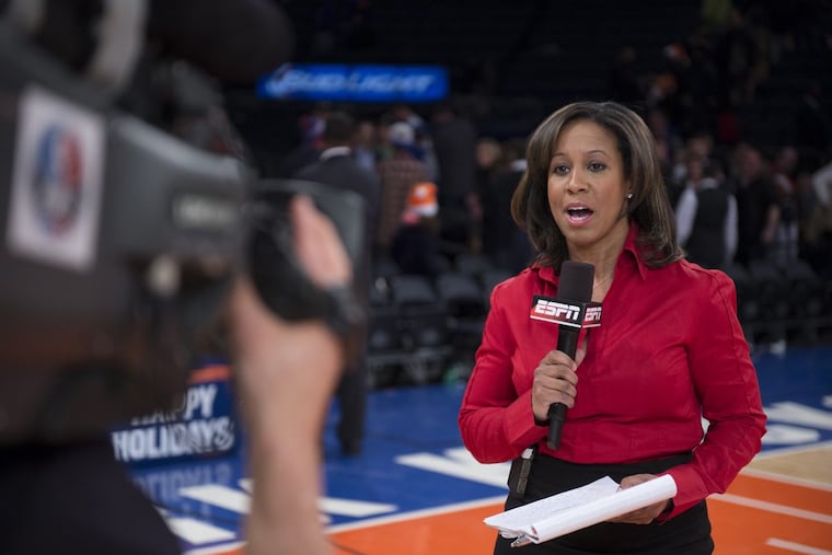 ESPN reporter and Montgomery County native Lisa Salters will pull double-duty on Christmas, covering both the Sixers-Knicks game in the afternoon and the Raiders-Eagles game that evening.