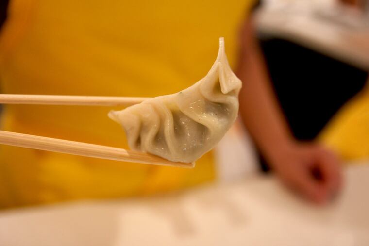 A vegetable dumpling at baology, 1829 JFK Blvd.