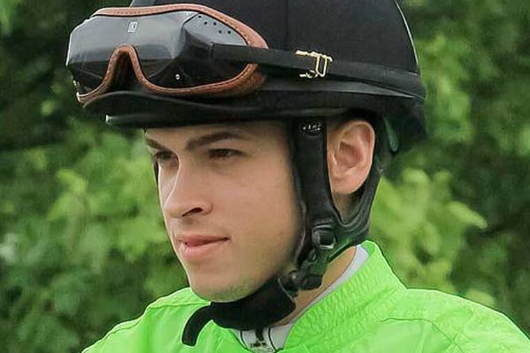 Jockey Angel Suarez. (Photo by Kim Pratt)