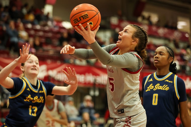 “Philly basketball is tough and it’s competitive, and I think that it really helped me transition into college,” St. Joe's junior guard Gabby Casey said.