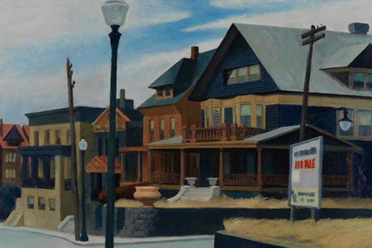 Edward Hopper's East Wind over Weehawken, painted in 1934.