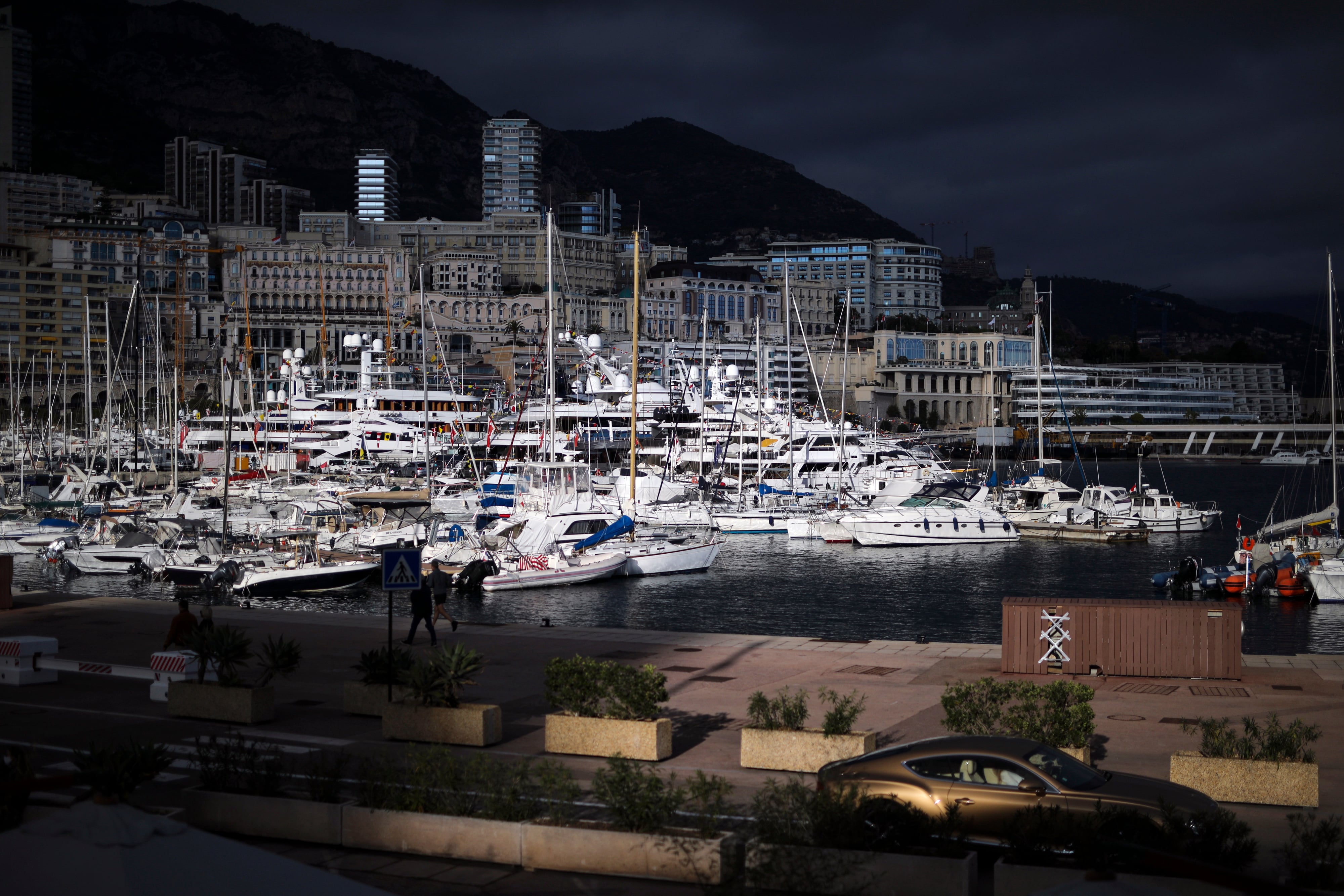 A rare explosion seriously injures 3 in Monaco as the suspect flees into France