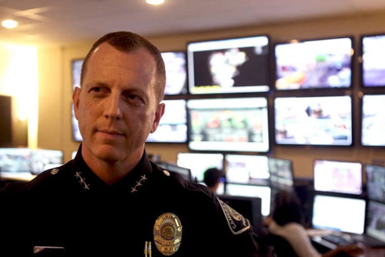 Camden County Metro Police Chief Scott Thomson. (STEPHANIE AARONSON / Philly.com)
