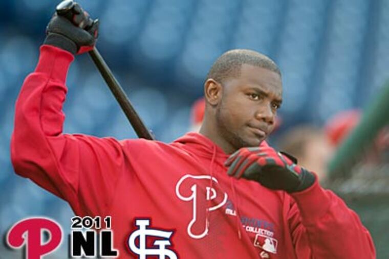 Ryan Howard has just one hit since his three-run home run in Game 1 of the NLDS against St. Louis. (Clem Murray/Staff Photographer)