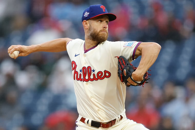 A week shy of his 36th birthday, Zack Wheeler pitched six scoreless innings on Saturday against the Guardians.