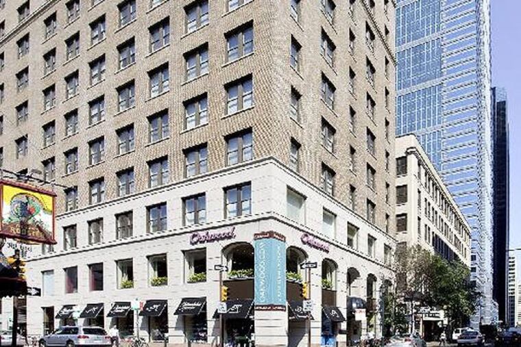 The Oakwood Philadelphia apartment complex at 1601 Sansom St. has been sold for $29 million. (Photo from oakwood.com)