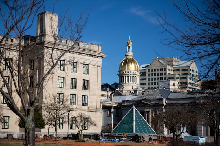 The New Jersey State House can be seen in Trenton, N.J. A state investigatory commission has been investigating abuse in the addiction rehab industry.