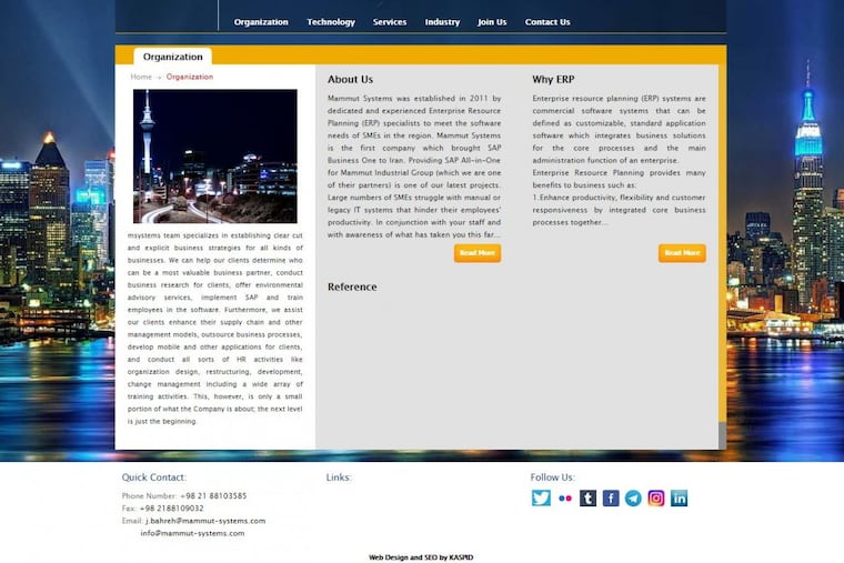 Mammut Systems, an Iranian company set up in 2011, says it was the first software intermediary in Iran to offer SAP Business One and other SAP enterprise resource planning systems to Iranian employers. Richard Grenell, the new Trump administration ambassador to Germany, told his former Fox News colleagues that German-based companies like SAP should pull out of Iran now that Trump plans to re-impose economic sanctions on the country of 90 million.