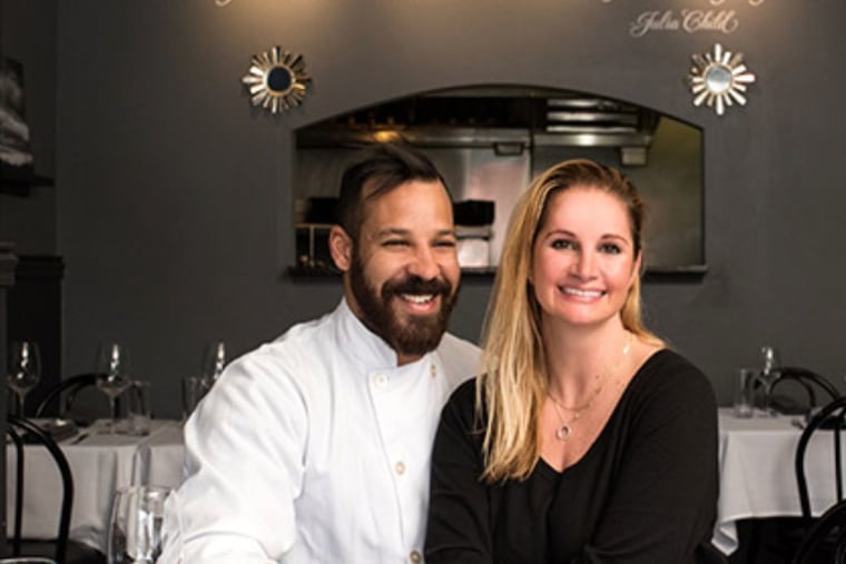 Chefs Alex Hardy and Tara Buzan-Hardy at At the Table, now at 11 Louella Court in Wayne.