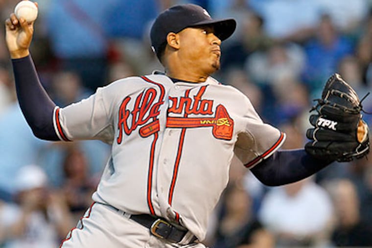 The Braves will hope young starter Jair Jurrjens rebounds from injury. (Charles Rex Arbogast/AP file photo)