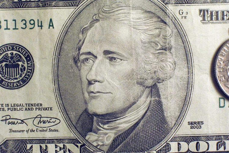 Alexander Hamilton, the former Philadelphian famous for his early contributions to the country's financial system, could soon be replaced on the $10 bill.