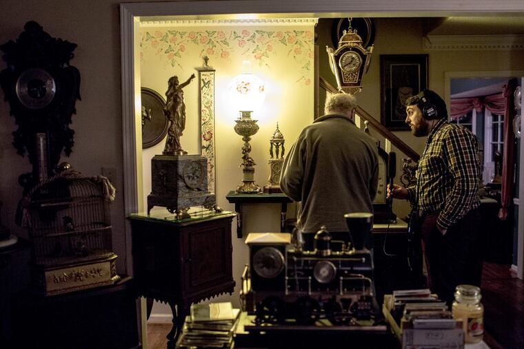 Brian Reed (right) conducts an interview for the podcast “S-Town,” a production of “Serial” and “This American Life.” Reed will speak at Philadelphia’s Merriam Theater about the podcast, which was downloaded more than 40 million times in the first month after its debut last spring.