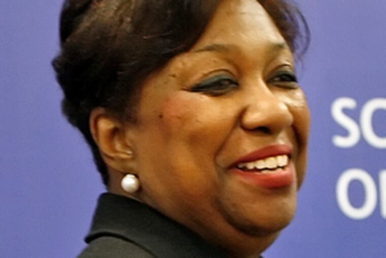 The candidates are (from left) Arlene Ackerman, Leroy D. Nunery II and C. Kent McGuire.