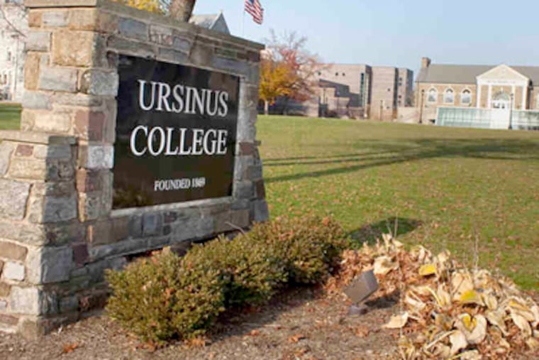 The Ursinus College campus in Collegeville, Montgomery County.