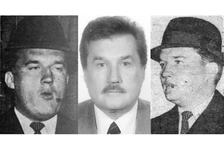 John Carlyle Berkery pictured in Inquirer and Daily News articles over the years.