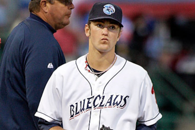 Jarred Cosart is maturing into one of the Phillies' most promising young arms. (Elizabeth Robertson/Staff Photographer)