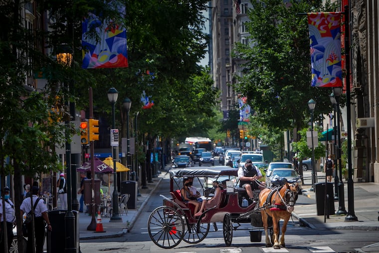 A horse carriage tour in Old City in 2020.