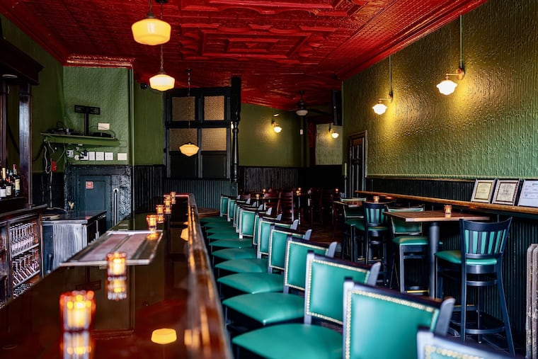 The bar at Grace Tavern, 2229 Grays Ferry Ave., on Sept. 15, 2025.