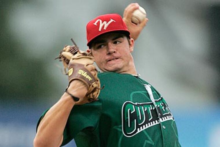 The best prospect in the Phillies' organization is Jesse Biddle, according to the top 10 rankings released by Baseball America. (David Swanson/Staff Photographer)