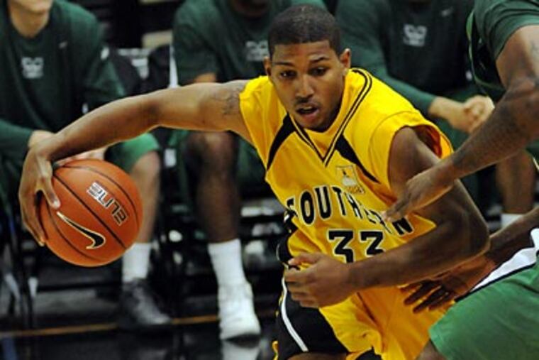 Strawberry Mansion grad D.J. Newbill will be playing in Happy Valley in 2012. (Steve Coleman/AP)