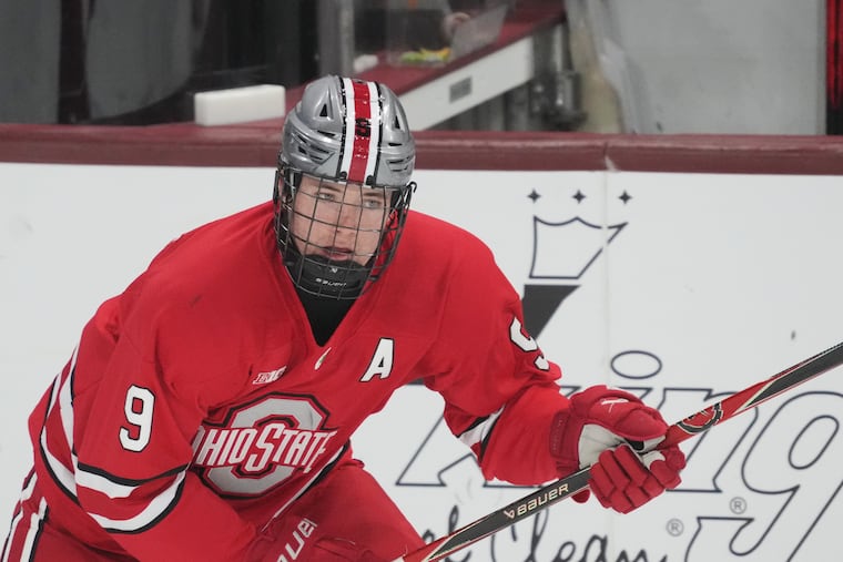 Riley Thompson racked up 30 goals and 60 points in two seasons at Ohio State.