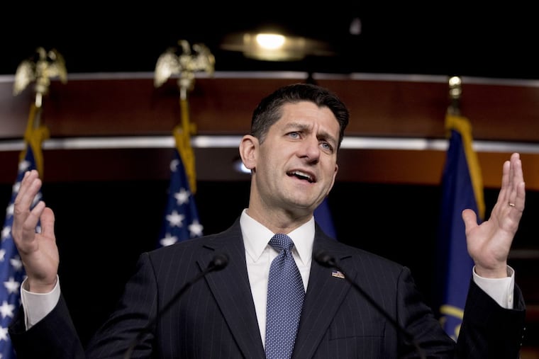 House Speaker Paul Ryan (R., Wis.) on Oct. 26 during his weekly press conference on Capitol Hill.
