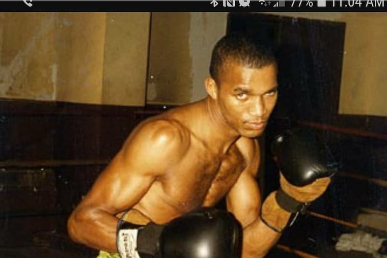 Anthony Fletcher during his boxing days.