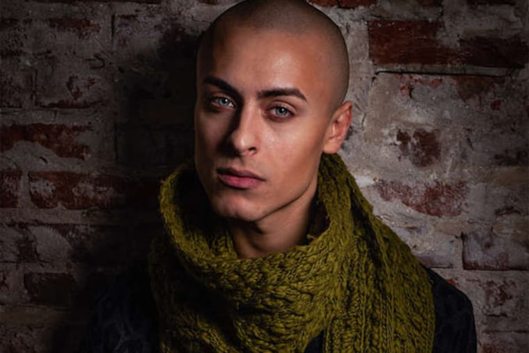 Cory Wade Hindorff, 23, placed third in the most recent cycle of "America's Next Top Model," the first cycle that included male models. (Matthew Hall/Staff Photographer)