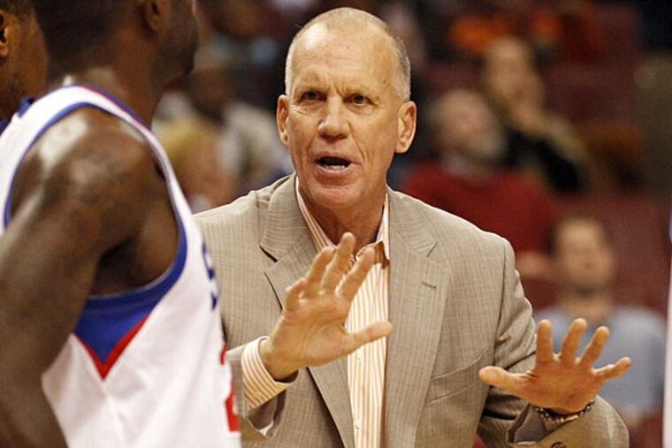 Sixers head coach Doug Collins. (Yong Kim/Staff Photographer)