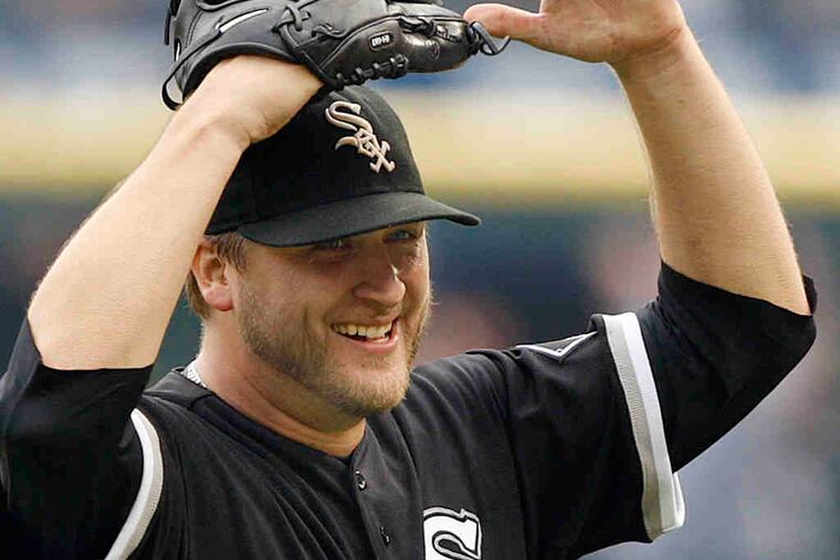 White Sox pitcher Mark Buehrle is no fan of Eagles QB Michael Vick.