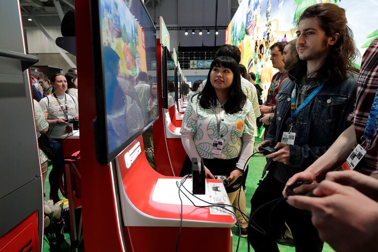 Visitors to the Pax East conference were able to play the new Nintendo Switch video game "Animal Crossing" in person in February. It was one of the year's top-selling games.