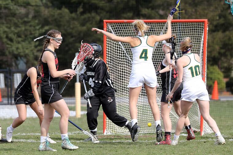 Clearview’s Alyssa DeAngelo celebrates a goal earlier this season.