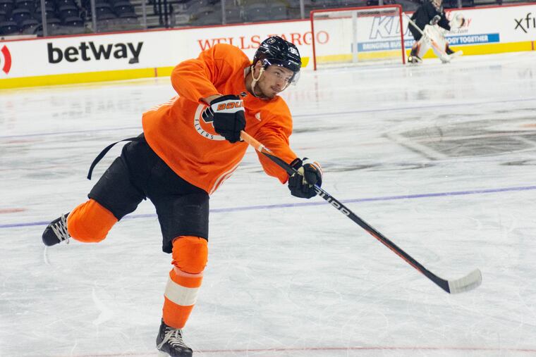 Joel Farabee was cleared Wednesday for the Flyers' season opener against the New Jersey Devils on Thursday.