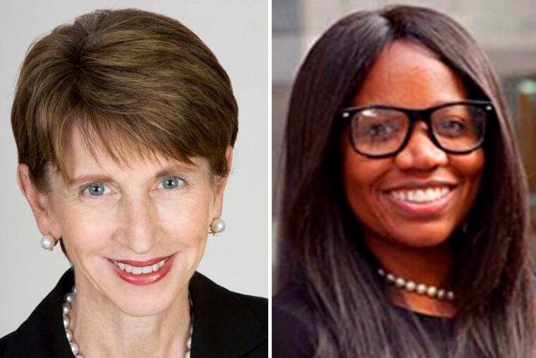 Leslie A. Miller (left) and Ayesha Selden.