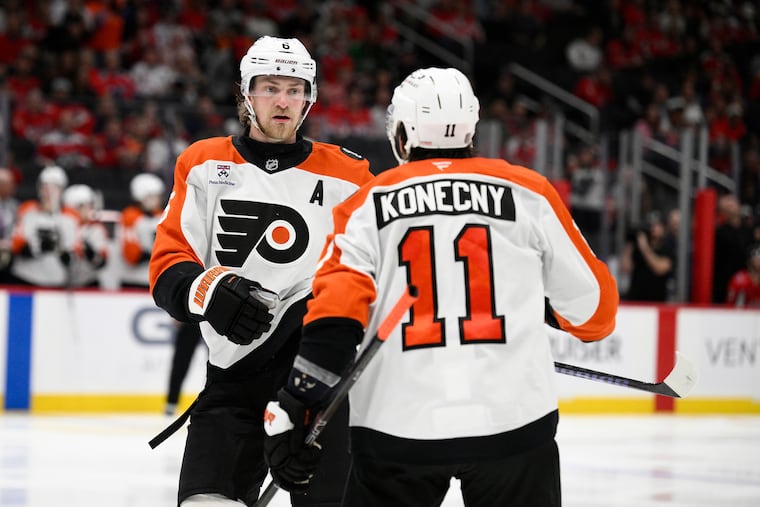Travis Konecny took accountability for his costly penalty against the Capitals.