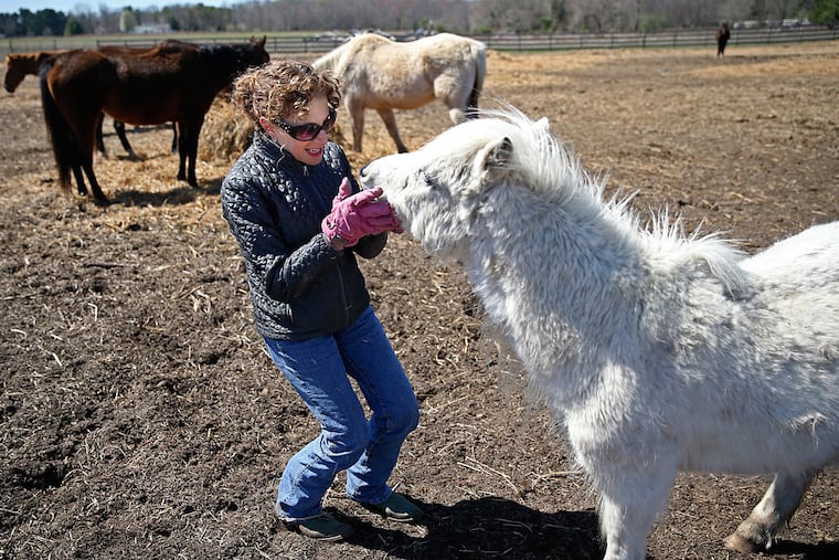 Sarah Rabinowitz in a 2016 photo taken at Labrador Hill Sanctuary.