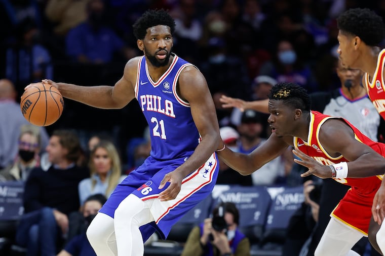 Sixers center Joel Embiid will miss Monday's game against the Portland Trail Blazers to rest.